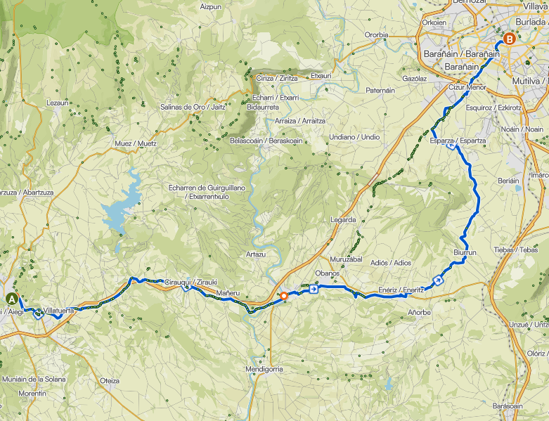 3 era etapa Estella a Pamplona de la ruta de Gravel Pais Vasco